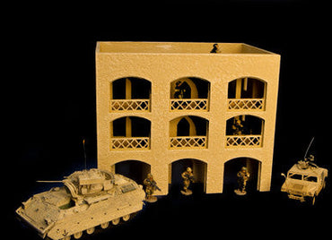 15mm Middle East 3 Story Building w/Removable Floors and Roof (MDF) - 15MMDF151-1 (Online Order Only)