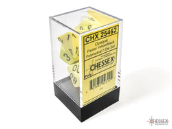 Opaque Pastel Yellow/back | 7-Dice, 16mm, 12mm, d10s by Chessex (Online Only)