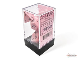 Opaque Pastel Pink/back | 7-Dice, 16mm, 12mm, d10s by Chessex (Online Only)