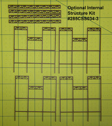 Internal Details for WWII Government Building - 285CSS034-3 (Online Order Only)