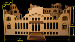 15mm WWII Government Building (MDF) - 15MMDF350-1 (Online Order Only)