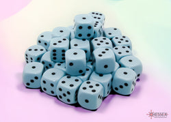 Opaque Pastel Blue/back | 7-Dice, 16mm, 12mm, d10s by Chessex (Online Only)