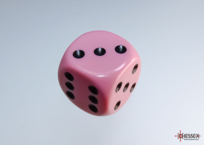 Chessex Opaque 16mm Pipped d6 Standard Dice Collection - Classic Colors - Available Individually (Online Only)