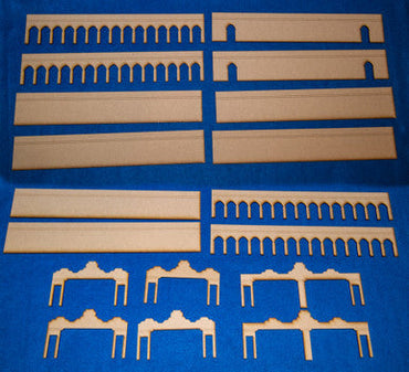 Middle Eastern City Walls (MDF) - 15MMDF083 (Online Order Only)