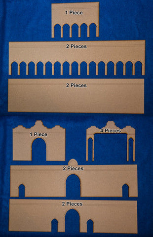 Middle Eastern City Walls - 28MMDF084 (Online Order Only)