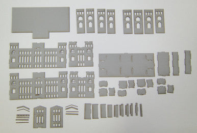 6mm WWII Government Building - 285CSS034-2 (Online Order Only)