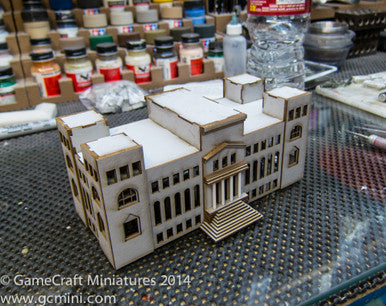 6mm WWII Government Building - 285CSS034-2 (Online Order Only)