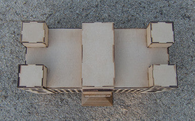 15mm WWII Government Building - Removable Top Floor (MDF) - 15MMDF350-3 (Online Order Only)