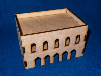 Middle East Two Story Building (MDF) - 15MMDF032 (Online Order Only)