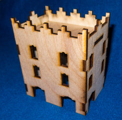 Middle East Three Story Building With Removable Roof (MDF) - 15MMDF022-R (Online Order Only)