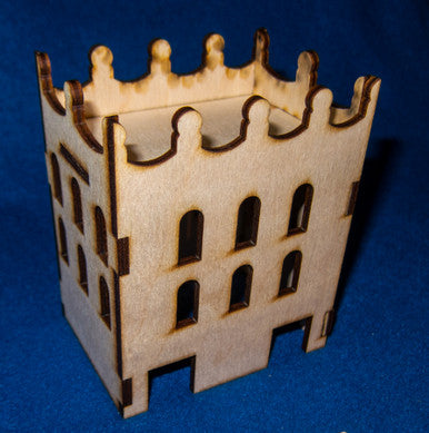 Middle East Three Story Building With Removable Roof (MDF) - 15MMDF024-R (Online Order Only)