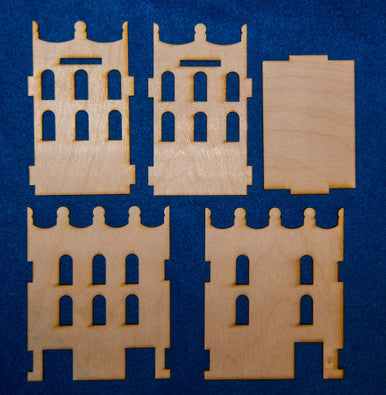Middle East Three Story Building (MDF) - 15MMDF024 (Online Order Only)