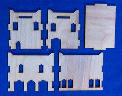 Middle East Two Story Building With Removable Roof (MDF) - 15MMDF018-R (Online Order Only)