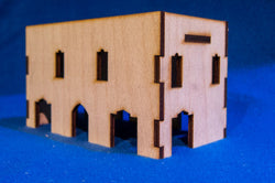 Middle East Two Story Building (MDF) - 15MMDF019 (Online Order Only)