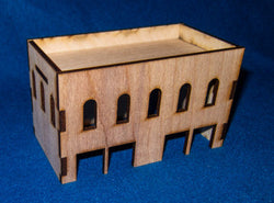 Middle East Two Story Building With Removable Roof (MDF) - 15MMDF021-R (Online Order Only)