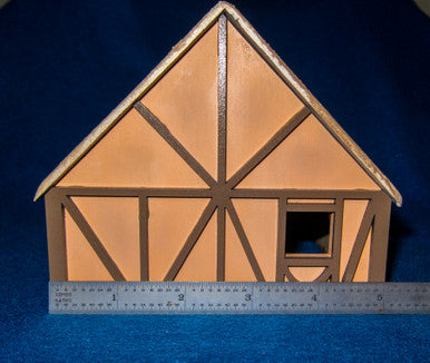 One Story Medium Half Timber House - 28MMDF300 (Online Order Only)