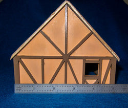 One Story Medium Half Timber House - 28MMDF300 (Online Order Only)