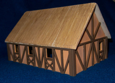 One Story Medium Half Timber House - 28MMDF300 (Online Order Only)