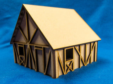One Story Small Half Timber House  - 28MMDF301 (Online Order Only)