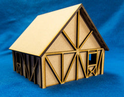 One Story Small Half Timber House  - 28MMDF301 (Online Order Only)