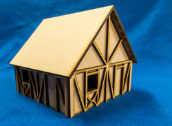 One Story Small Half Timber House  - 28MMDF301 (Online Order Only)