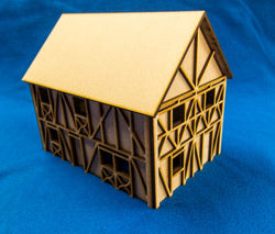 Two Story Medium Half Timber House - 28MMDF302 (Online Order Only)