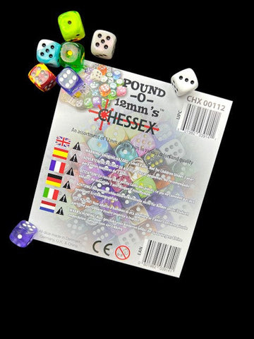 Pound-O-12mm d6 Dice | 1 Pound of Tiny 12mm Dice (Online Only)