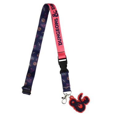 Dungeons & Dragons Lapel Pins & Lanyard Dice Box Set (ONLINE ORDER ONLY)