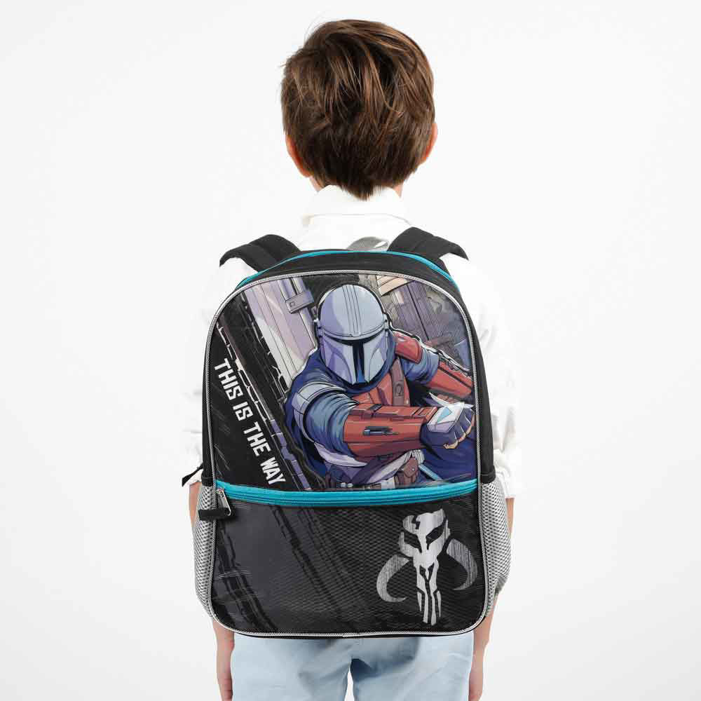 Star Wars: The Mandalorian Kids Hooded Backpack (ONLINE ORDER ONLY)