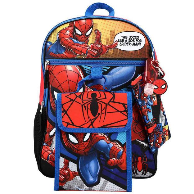Marvel: Spider-Man 6 pc Backpack Set (ONLINE ORDER ONLY)