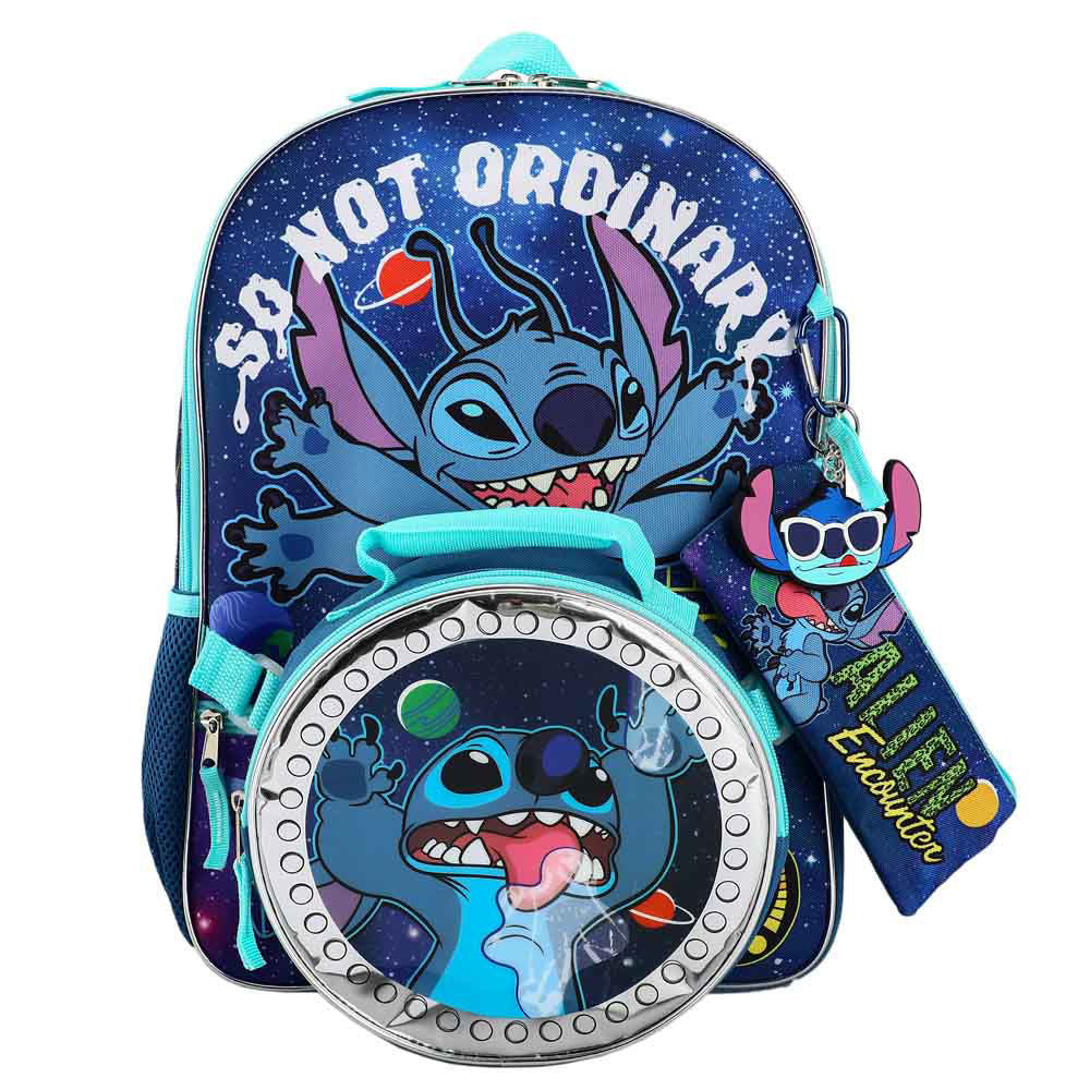Disney Stitch 5 pc Backpack Set (ONLINE ORDER ONLY)