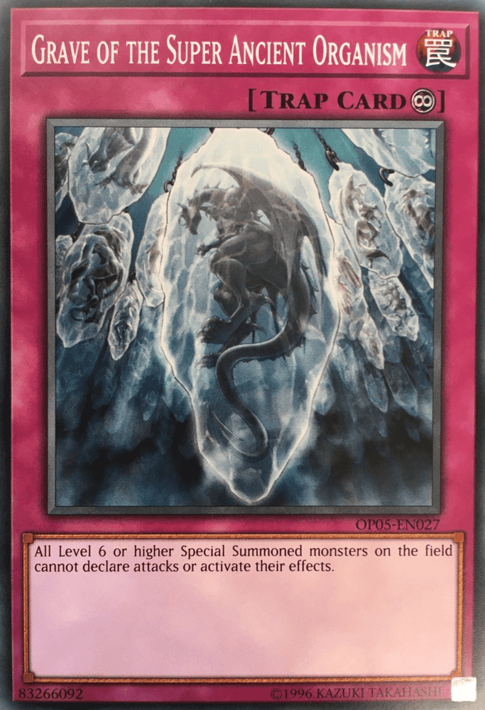 Grave of the Super Ancient Organism [OP05-EN027] Common (ONLINE ORDER ONLY)