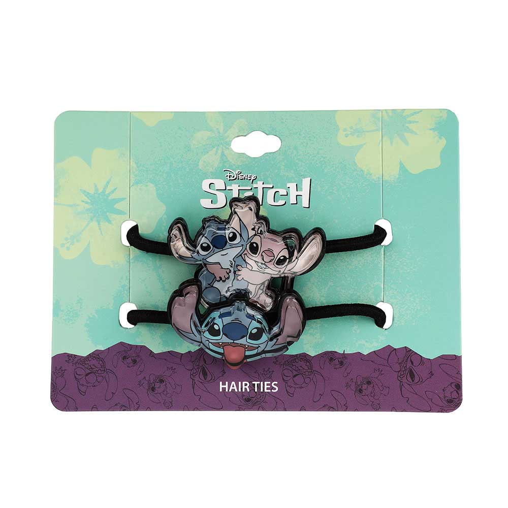 Disney Lilo & Angel Resin Ponytail Holder 2 Pack (Online Order Only)