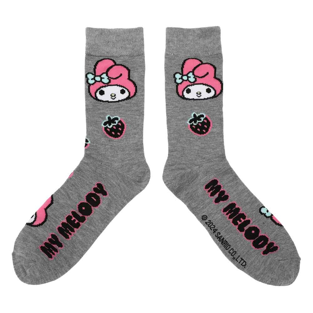 Sanrio Hello Kitty & Friends Mixed Character 5 Pair Crew Socks (Online Order Only)