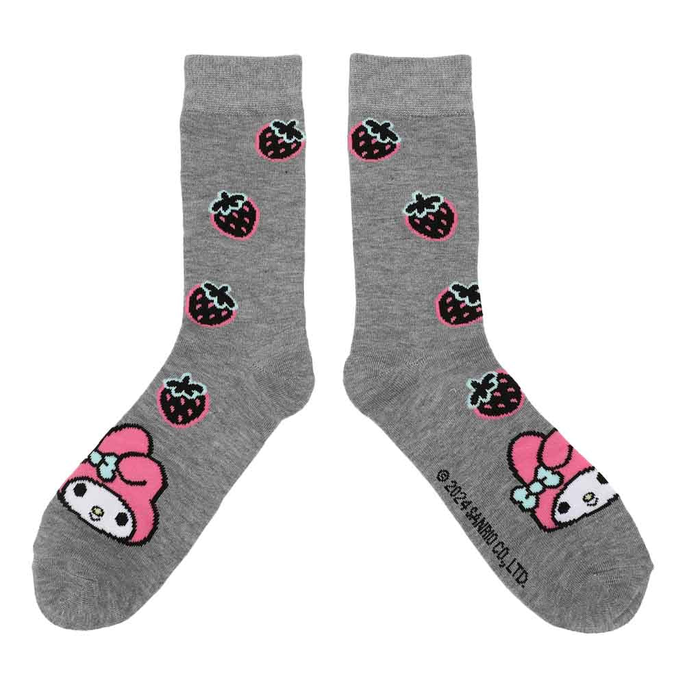 Sanrio Hello Kitty & Friends Mixed Character 5 Pair Crew Socks (Online Order Only)