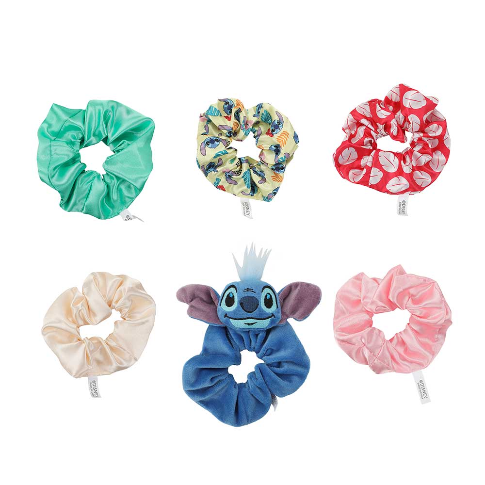 Disney Stitch 6 Pack 3D Plush Scrunchies (Online Order Only)