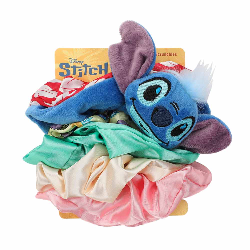 Disney Stitch 6 Pack 3D Plush Scrunchies (Online Order Only)