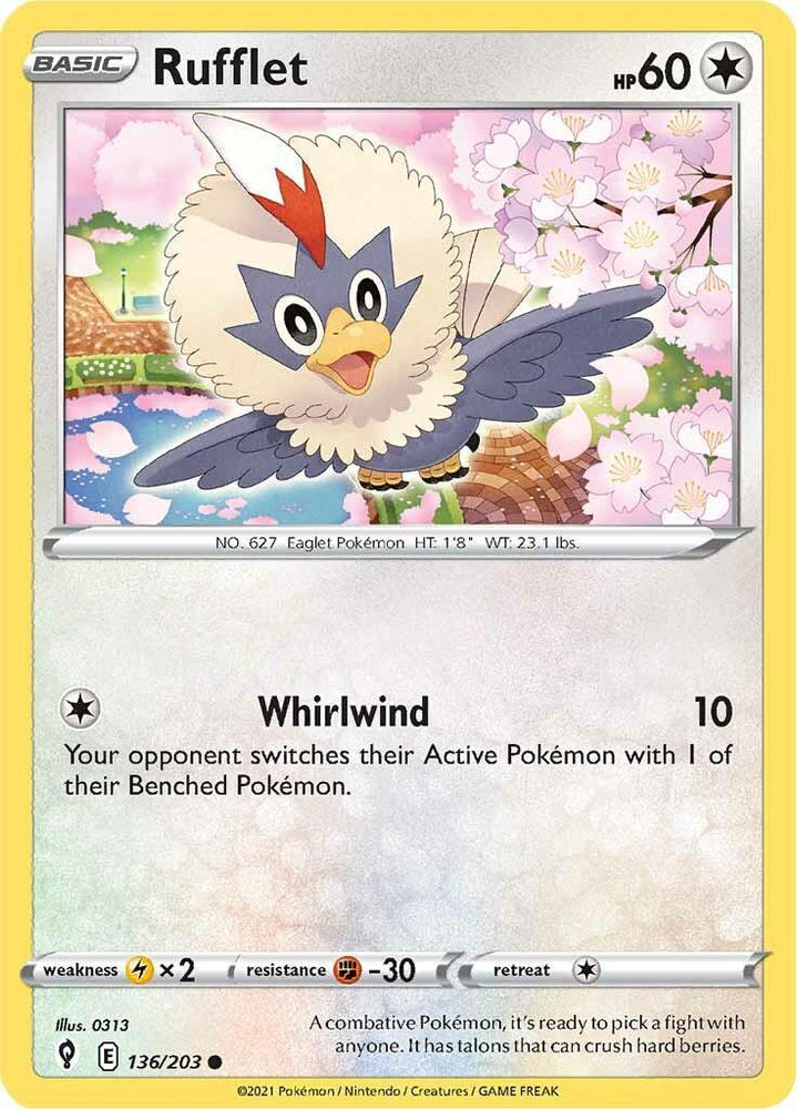 Rufflet (136/203) [Sword & Shield: Evolving Skies] (Online Only)