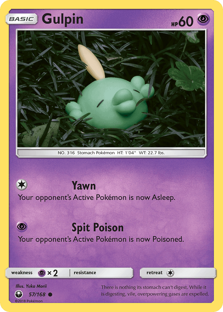 Gulpin (57/168) [Sun & Moon: Celestial Storm] (Online Only)