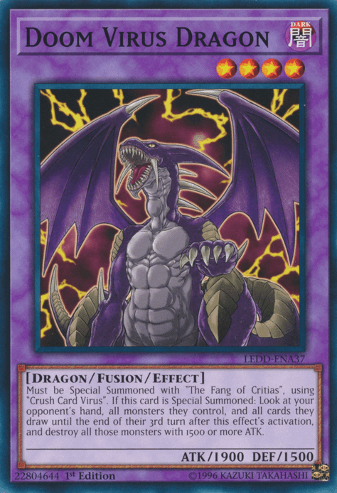 Doom Virus Dragon [LEDD-ENA37] Common (ONLINE ORDER ONLY)