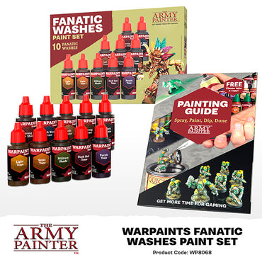 Army Painter Warpaints Fanatic: Washes Paint Set (ONLINE ORDER ONLY)