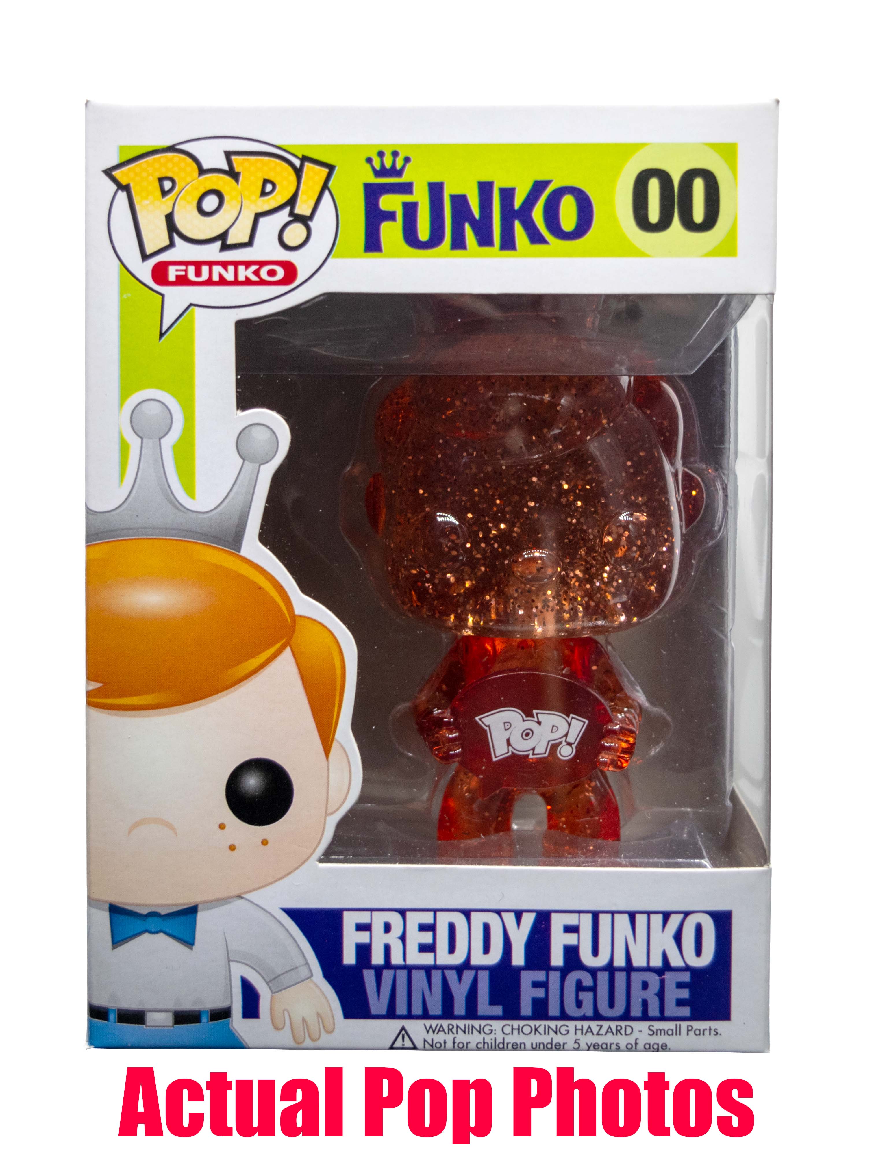 Freddy Funko (Clear Red Glitter) 00 /50 Made [light damage] (Online Order Only)