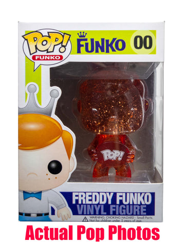 Freddy Funko (Clear Red Glitter) 00 /50 Made [light damage] (Online Order Only)
