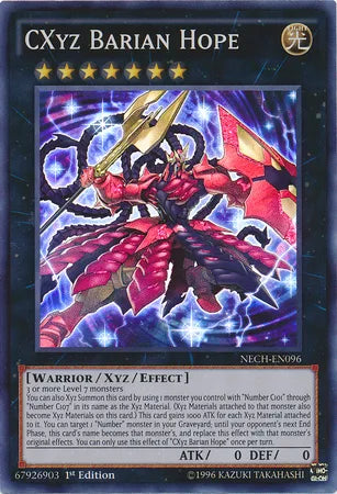 CXyz Barian Hope [NECH-EN096] Super Rare