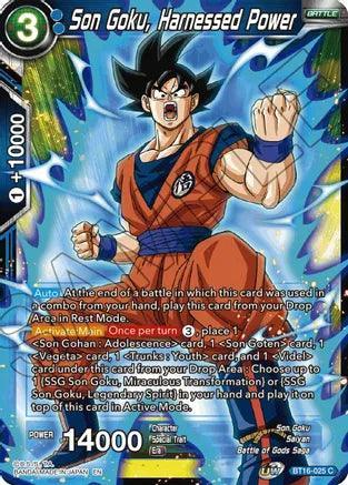 Son Goku, Harnessed Power (BT16-025) [Realm of the Gods] (ONLINE ORDER ONLY)