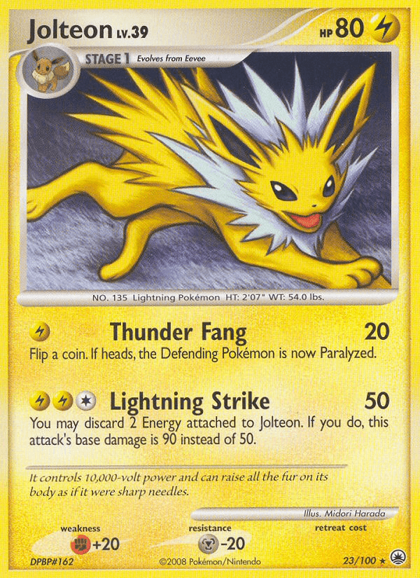 Jolteon (23/100) [Diamond & Pearl: Majestic Dawn] (Online Only)