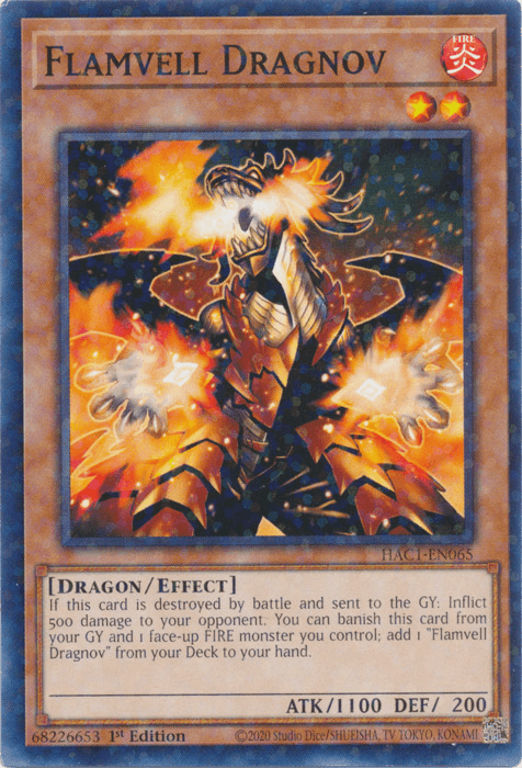 Flamvell Dragnov (Duel Terminal) [HAC1-EN065] Common (ONLINE ORDER ONLY)