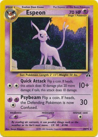 Espeon (20/75) [Neo Discovery Unlimited] (Online Only)
