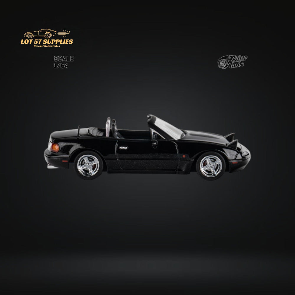 MicroTurbo Eunos Roadster MX-5 Customized Metallic Black 1:64 Limited to 1,000 Pcs (ONLINE ORDER ONLY)