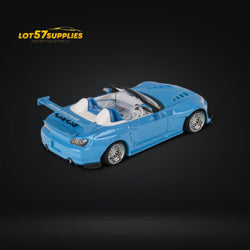 (Pre-Order) Microturbo S2000 Custom Rocket Bunny in Metallic Blue 1:64 (ONLINE ORDER ONLY)